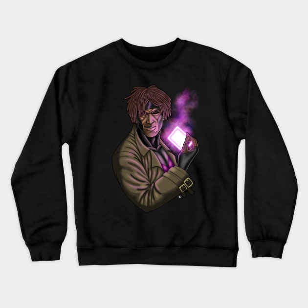 Black Gambit Crewneck Sweatshirt by CajunCajoleArt